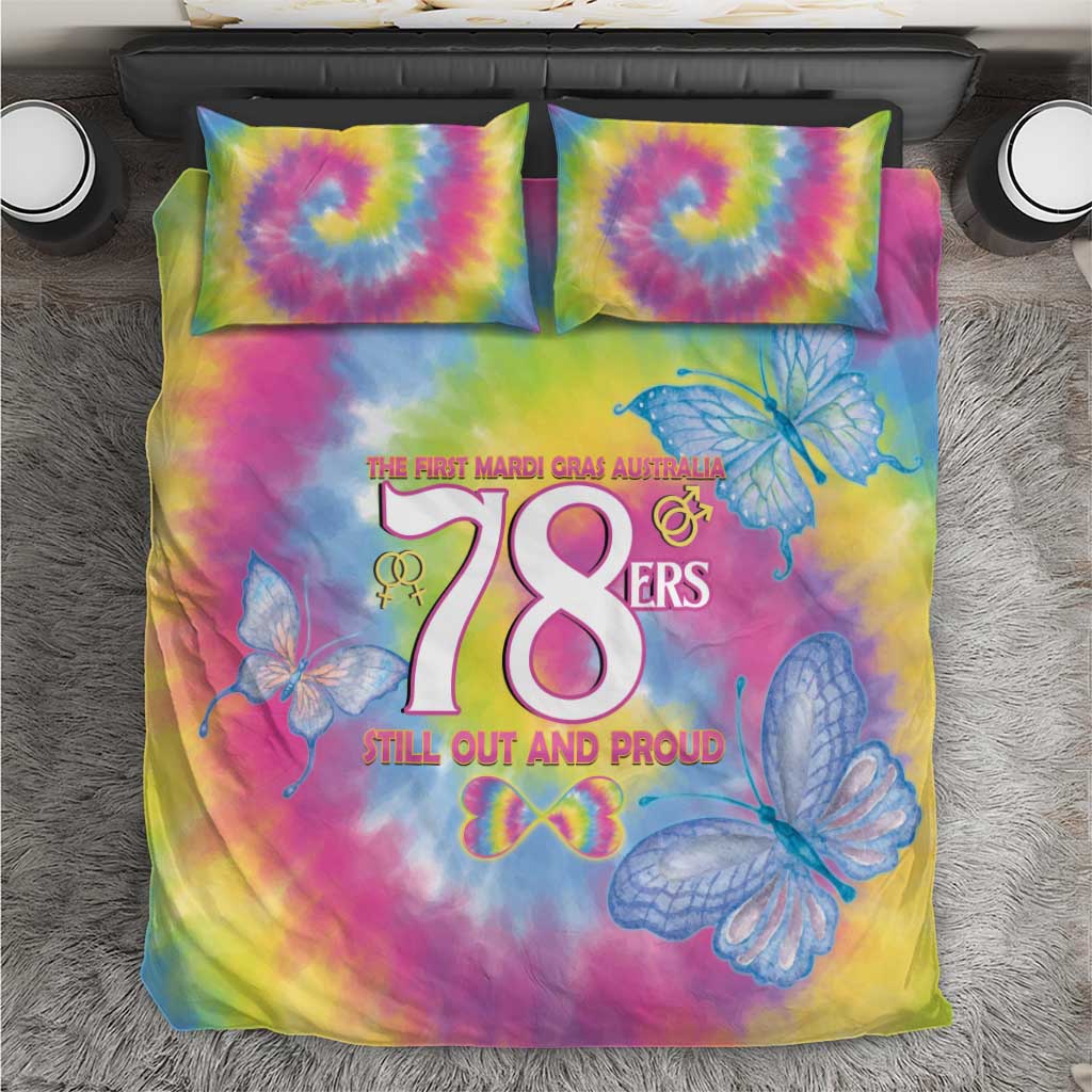 First Sydney Madri Gras Australia Bedding Set 78ers Still Out And Proud - Vibe Hoodie Shop