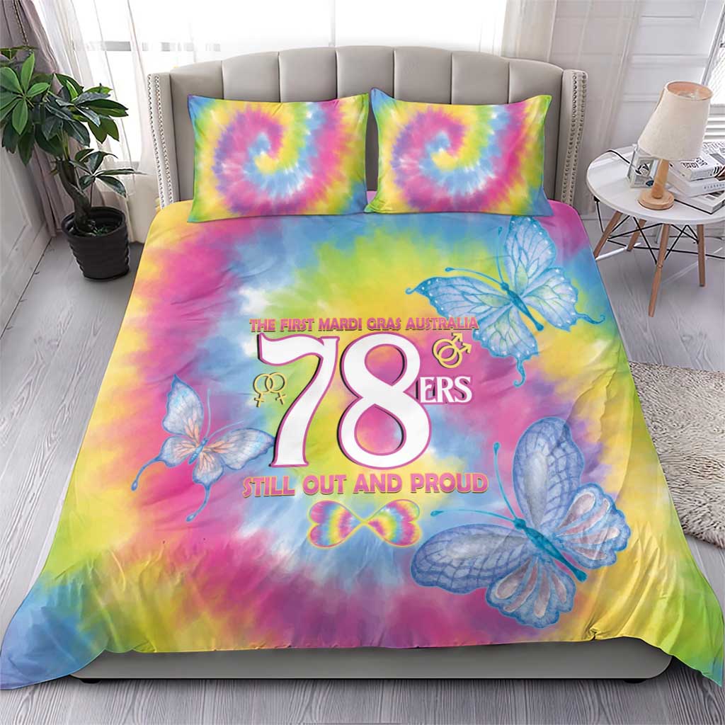 First Sydney Madri Gras Australia Bedding Set 78ers Still Out And Proud - Vibe Hoodie Shop