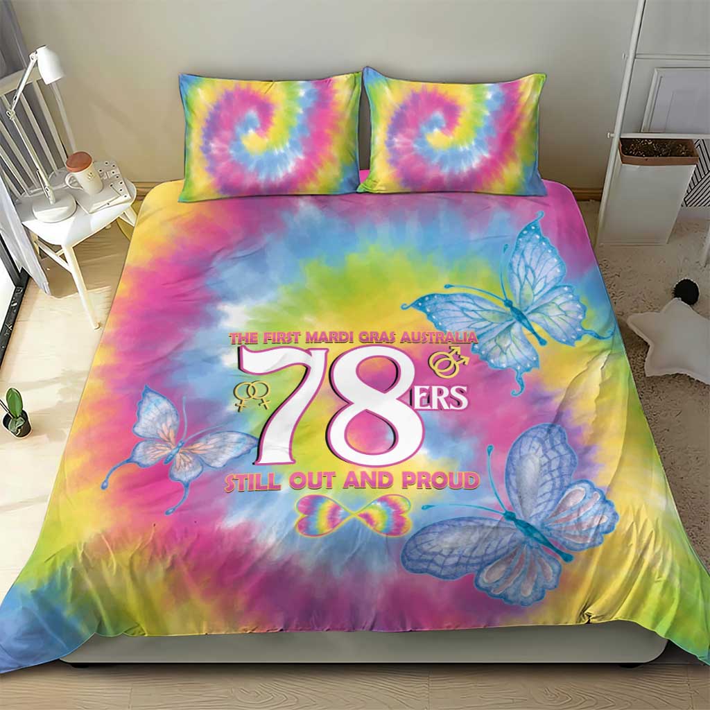 First Sydney Madri Gras Australia Bedding Set 78ers Still Out And Proud - Vibe Hoodie Shop