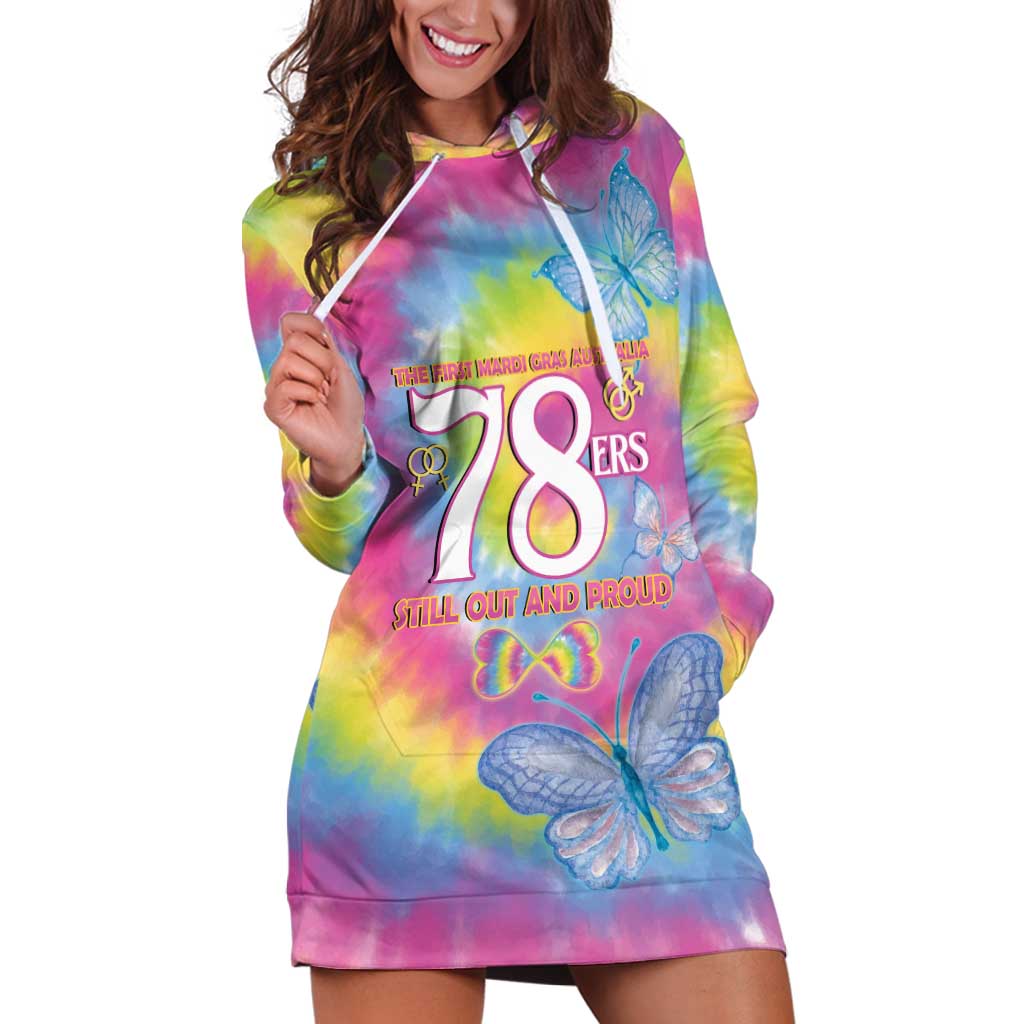 First Sydney Madri Gras Australia Hoodie Dress 78ers Still Out And Proud - Vibe Hoodie Shop