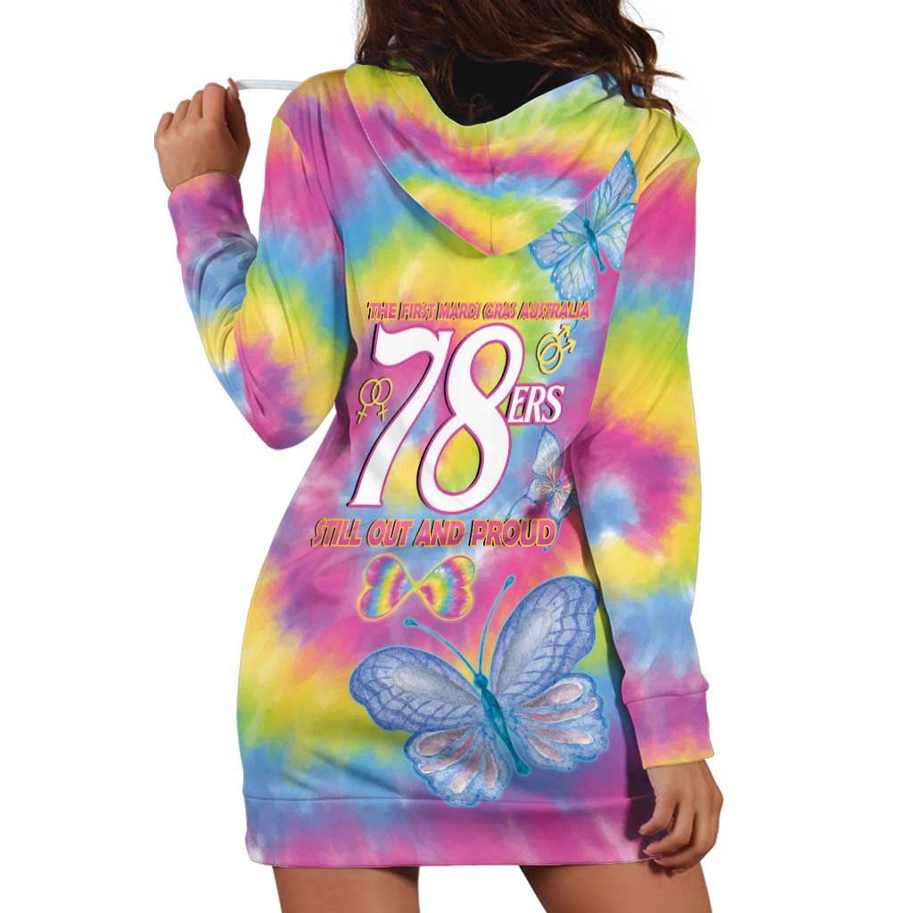 First Sydney Madri Gras Australia Hoodie Dress 78ers Still Out And Proud - Vibe Hoodie Shop