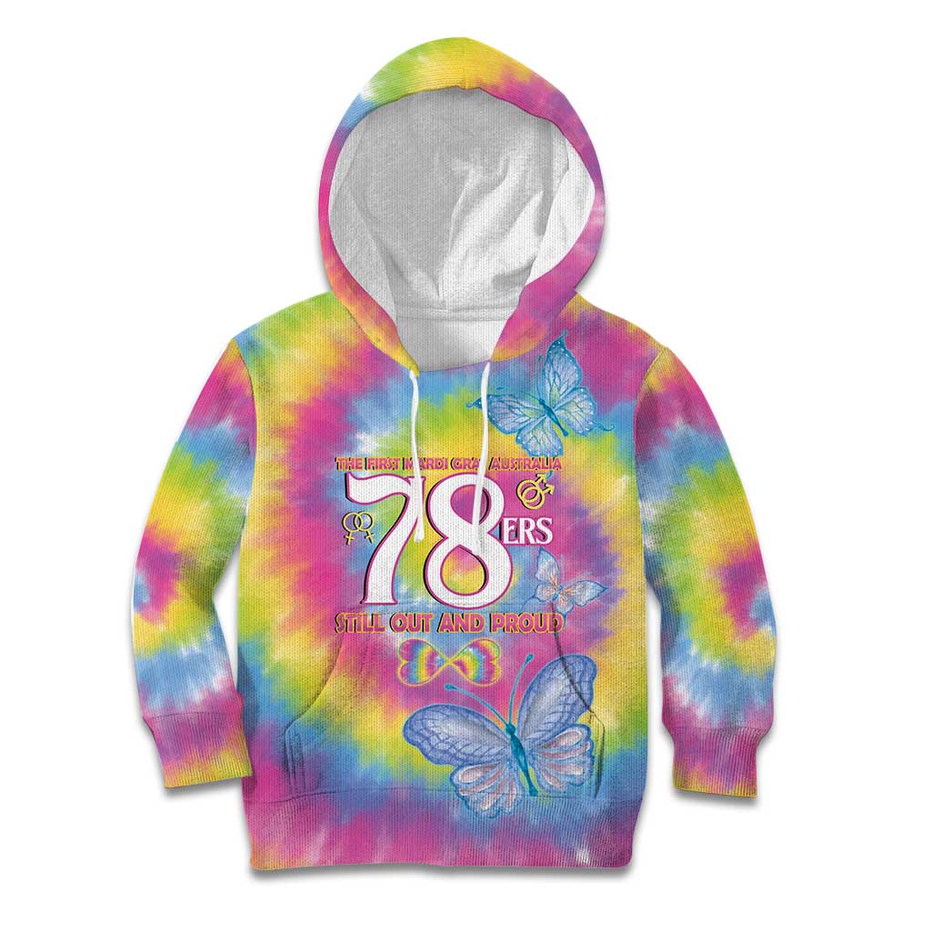 First Sydney Madri Gras Australia Kid Hoodie 78ers Still Out And Proud - Vibe Hoodie Shop