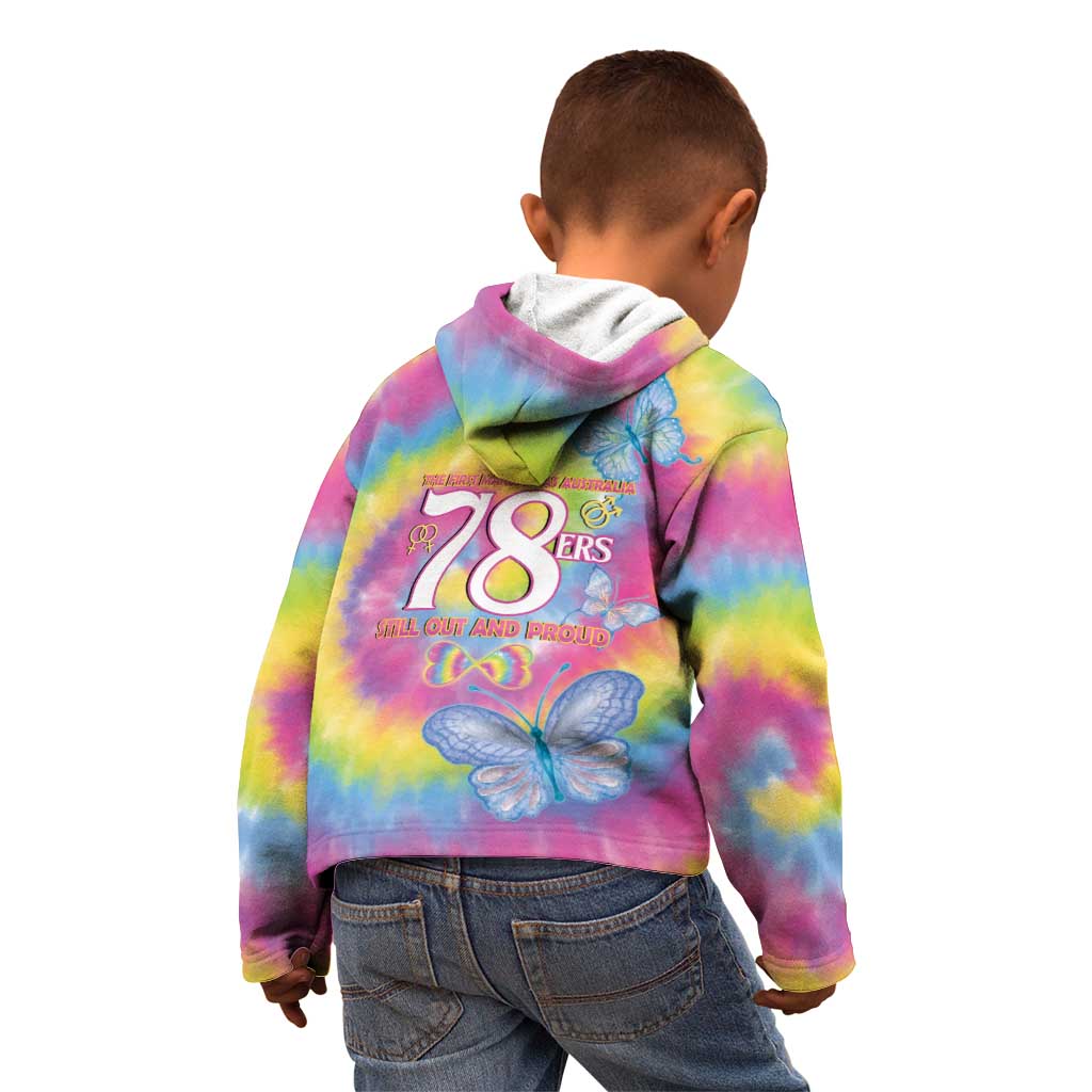 First Sydney Madri Gras Australia Kid Hoodie 78ers Still Out And Proud - Vibe Hoodie Shop