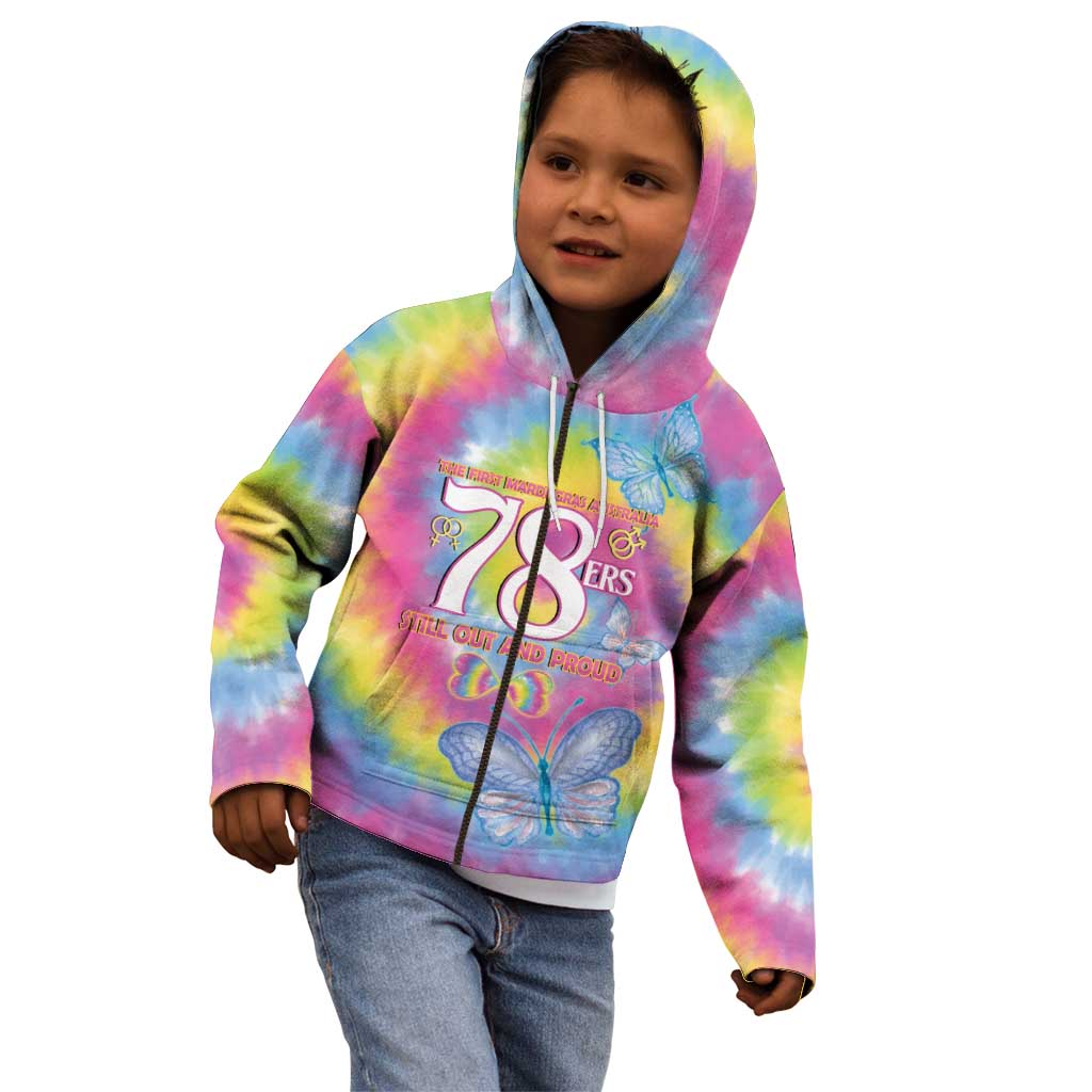 First Sydney Madri Gras Australia Kid Hoodie 78ers Still Out And Proud - Vibe Hoodie Shop