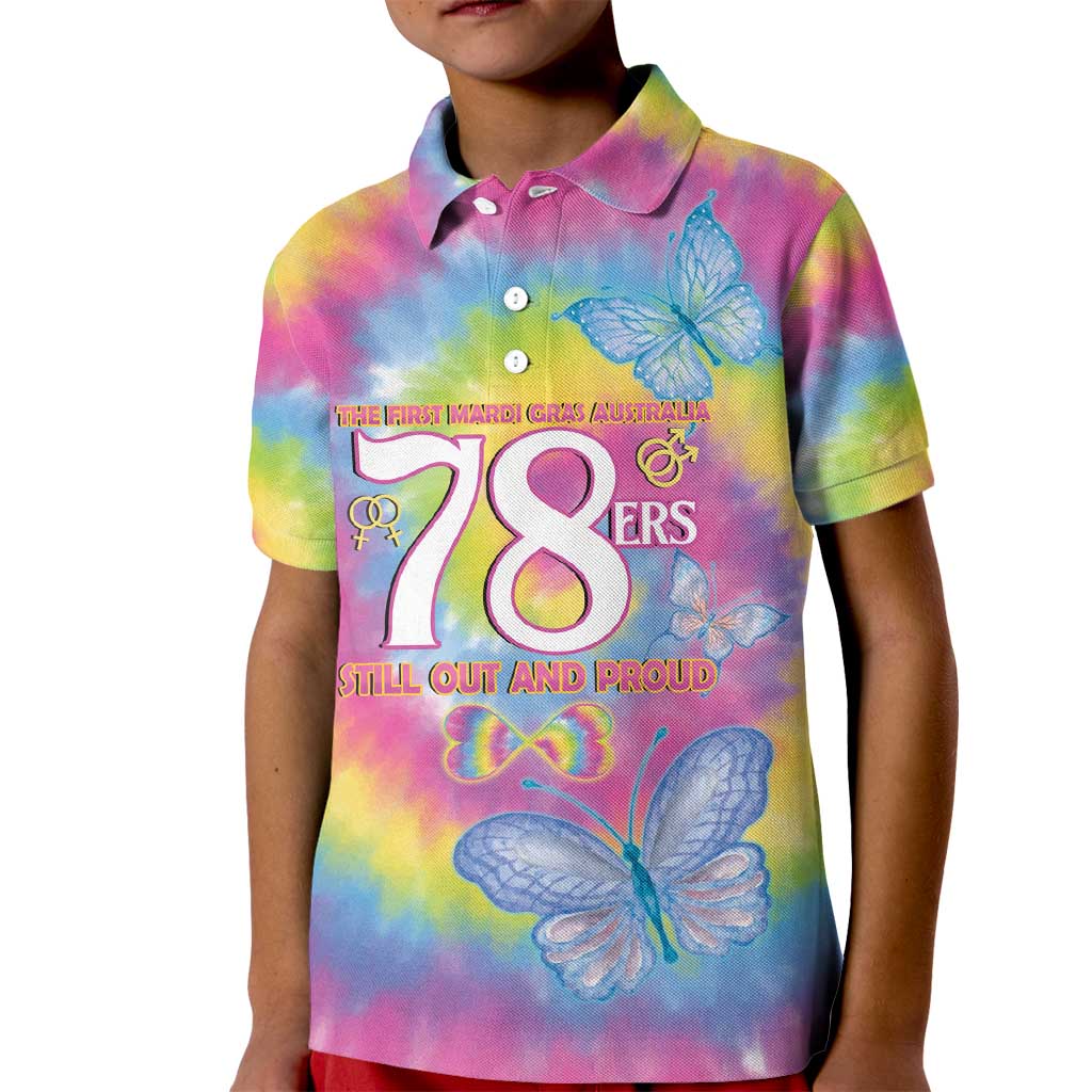 First Sydney Madri Gras Australia Kid Polo Shirt 78ers Still Out And Proud - Vibe Hoodie Shop