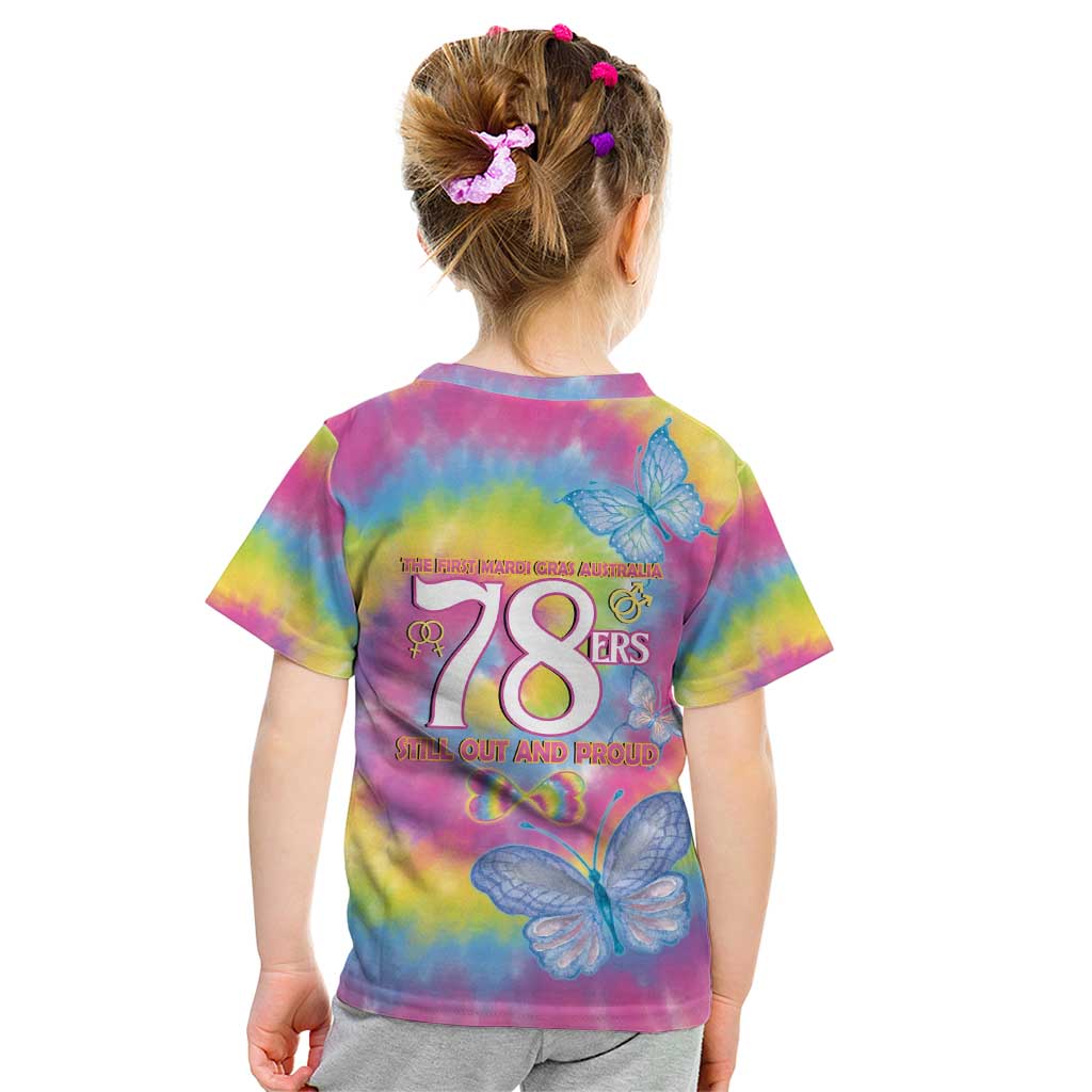 First Sydney Madri Gras Australia Kid T Shirt 78ers Still Out And Proud - Vibe Hoodie Shop