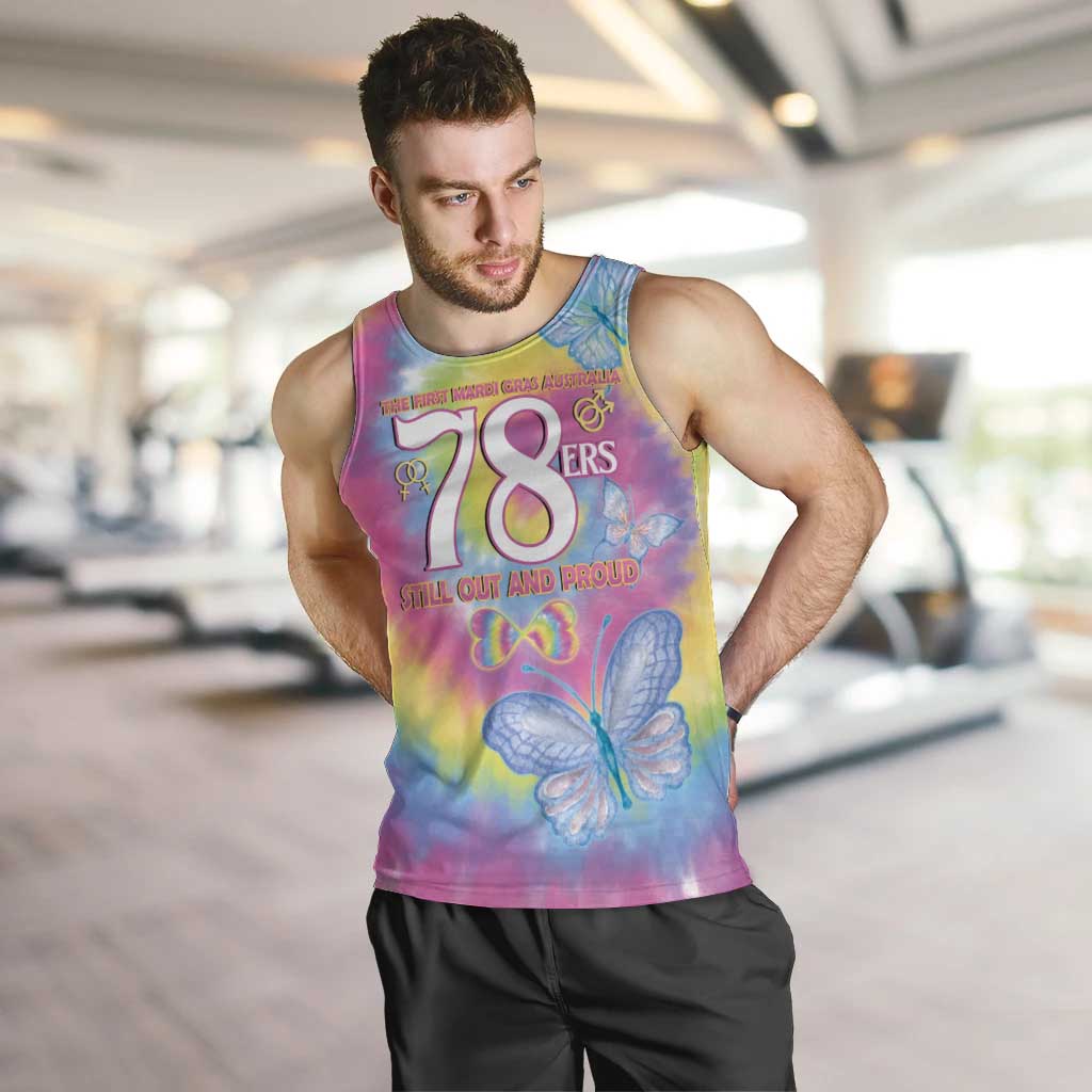 First Sydney Madri Gras Australia Men Tank Top 78ers Still Out And Proud - Vibe Hoodie Shop