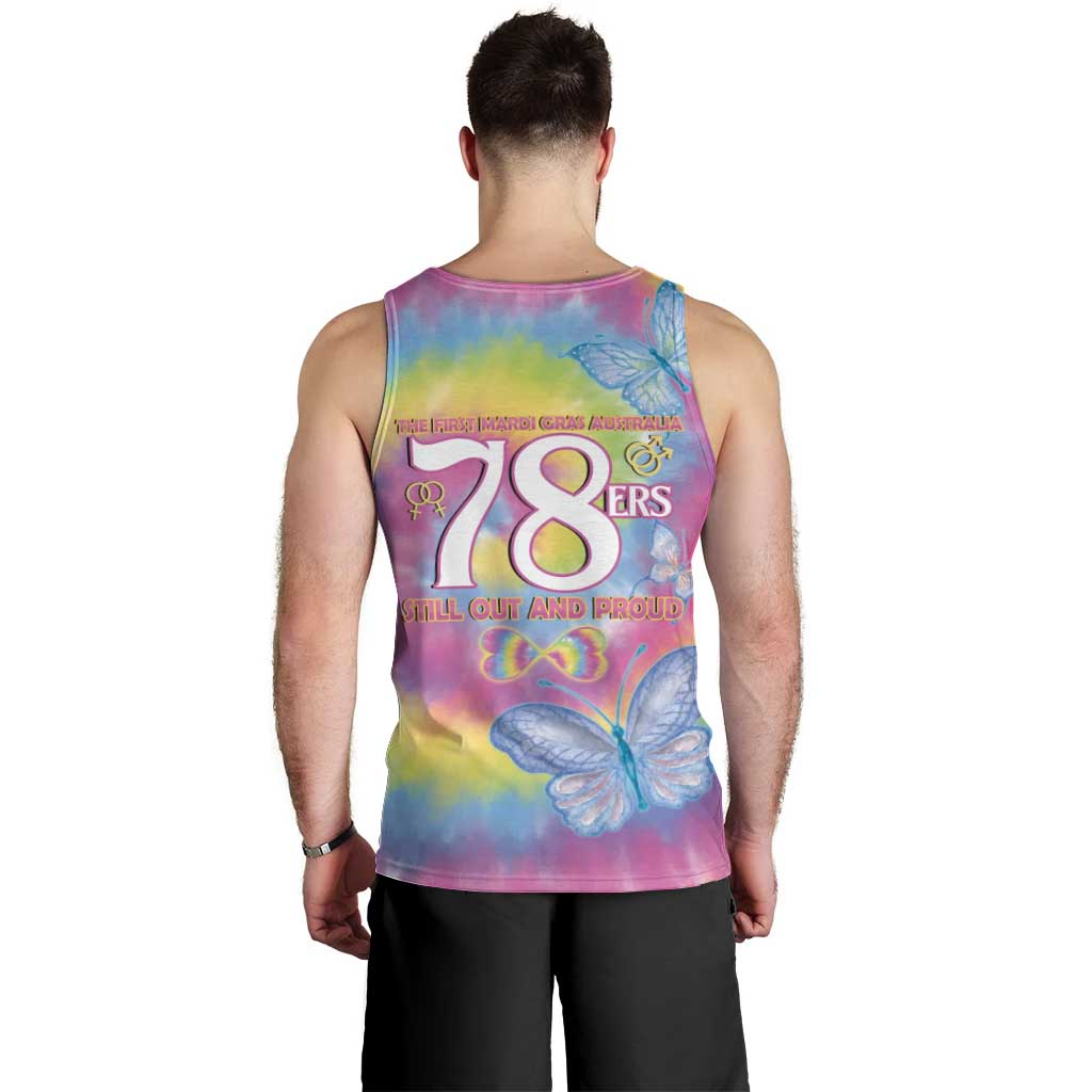 First Sydney Madri Gras Australia Men Tank Top 78ers Still Out And Proud - Vibe Hoodie Shop