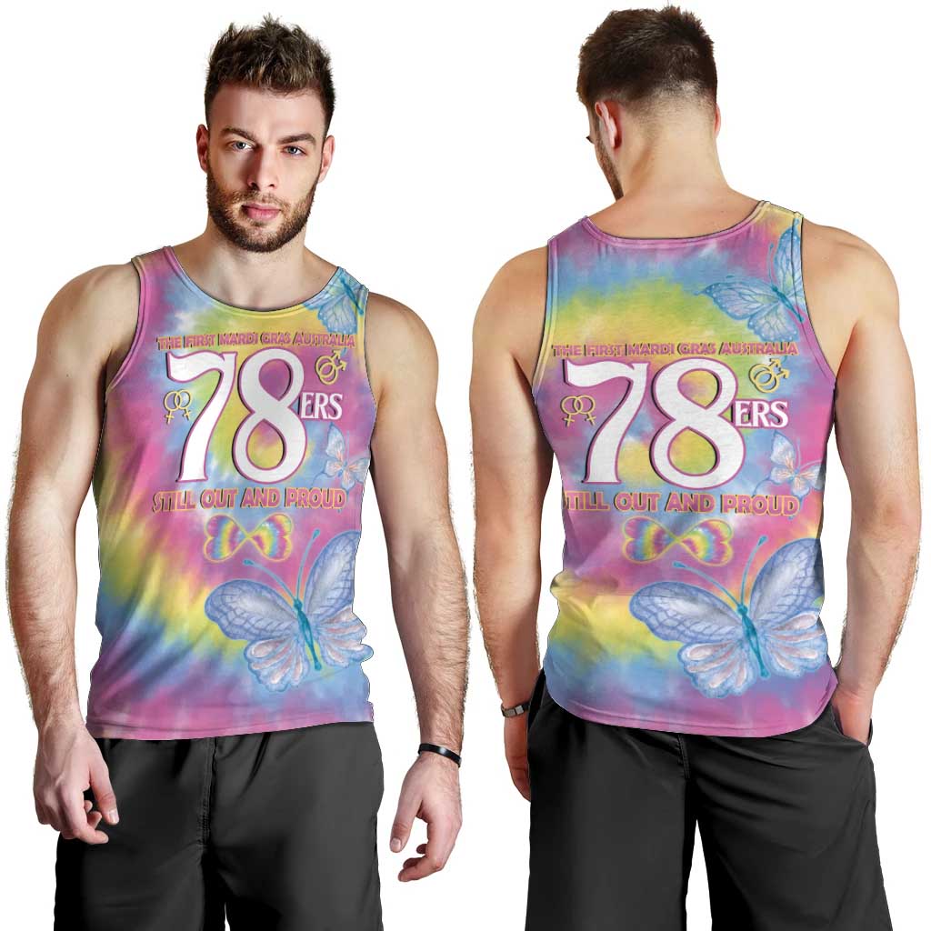 First Sydney Madri Gras Australia Men Tank Top 78ers Still Out And Proud - Vibe Hoodie Shop