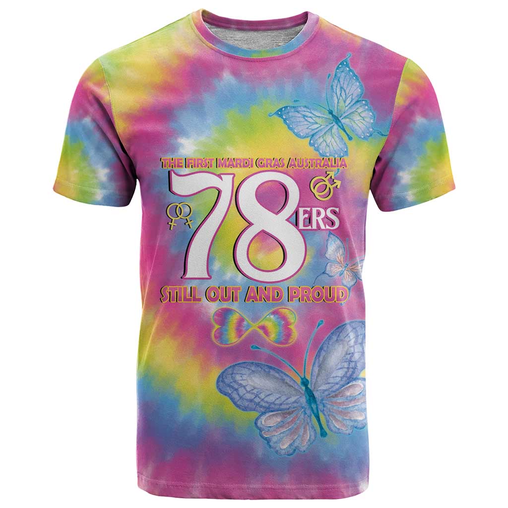 First Sydney Madri Gras Australia T Shirt 78ers Still Out And Proud - Vibe Hoodie Shop