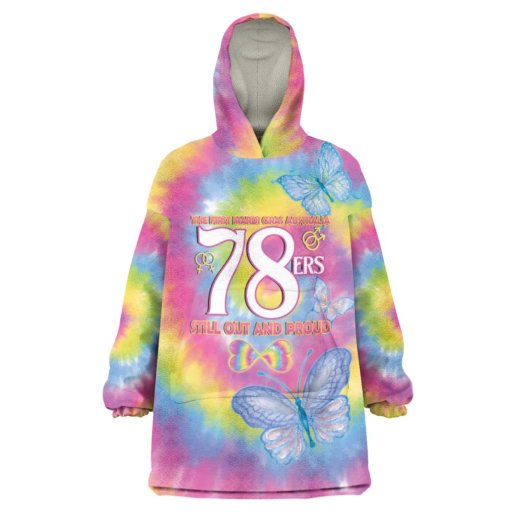 First Sydney Madri Gras Australia Wearable Blanket Hoodie 78ers Still Out And Proud - Vibe Hoodie Shop