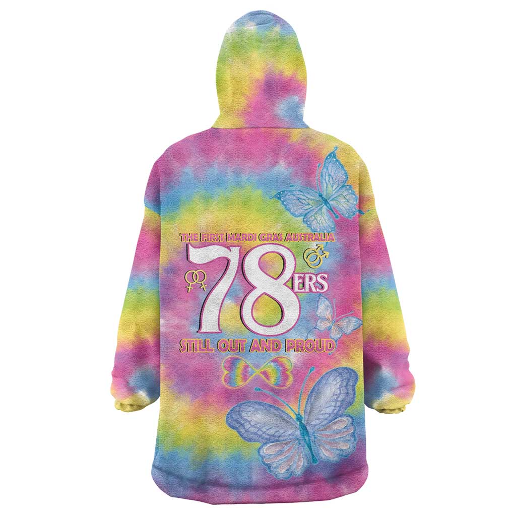 First Sydney Madri Gras Australia Wearable Blanket Hoodie 78ers Still Out And Proud - Vibe Hoodie Shop