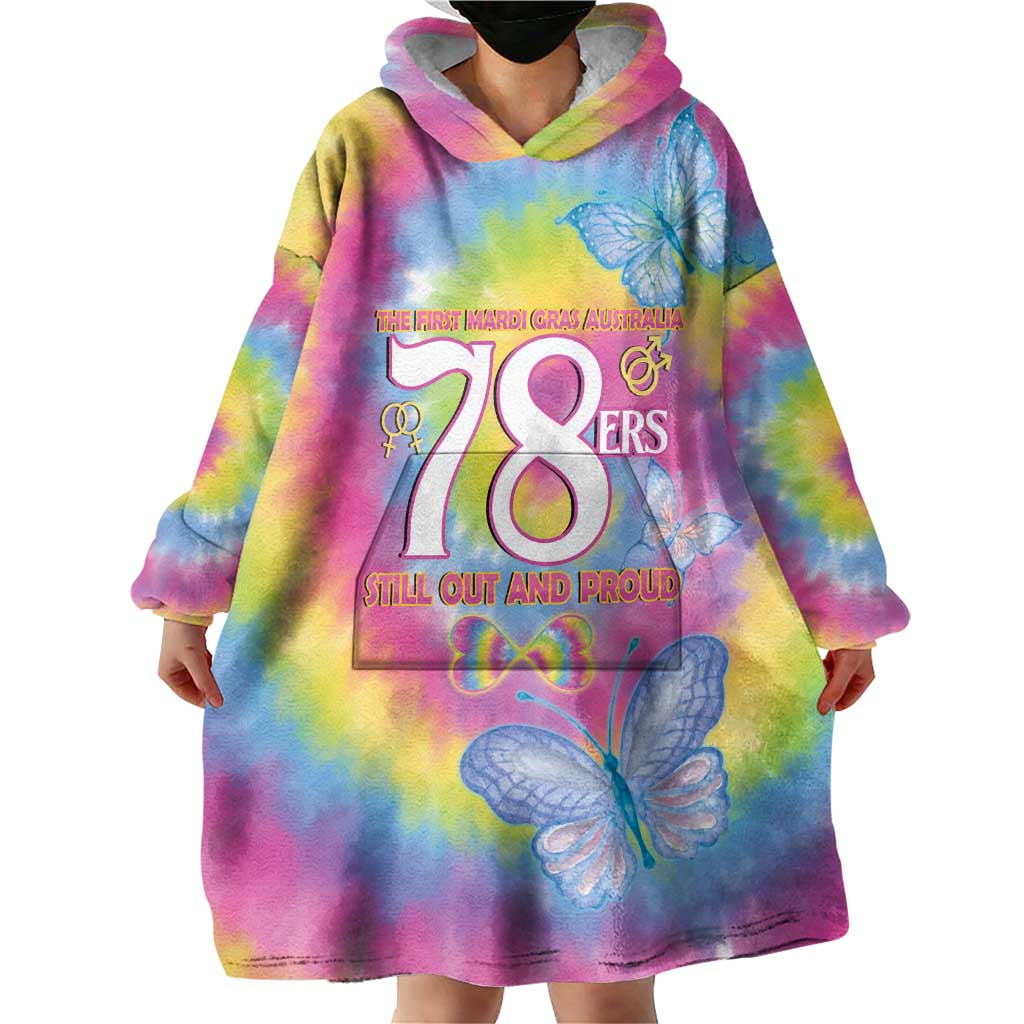 First Sydney Madri Gras Australia Wearable Blanket Hoodie 78ers Still Out And Proud - Vibe Hoodie Shop