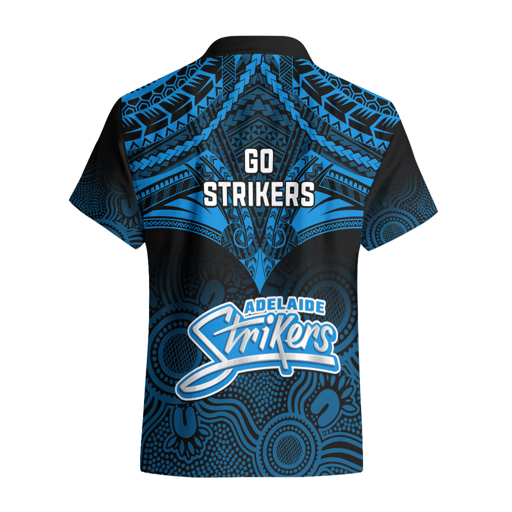 Adelaide Strikers Cricket Hawaiian Shirt 2023 Unique Indigenous Art Mix Polynesian Pattern - Vibe Hoodie Shop