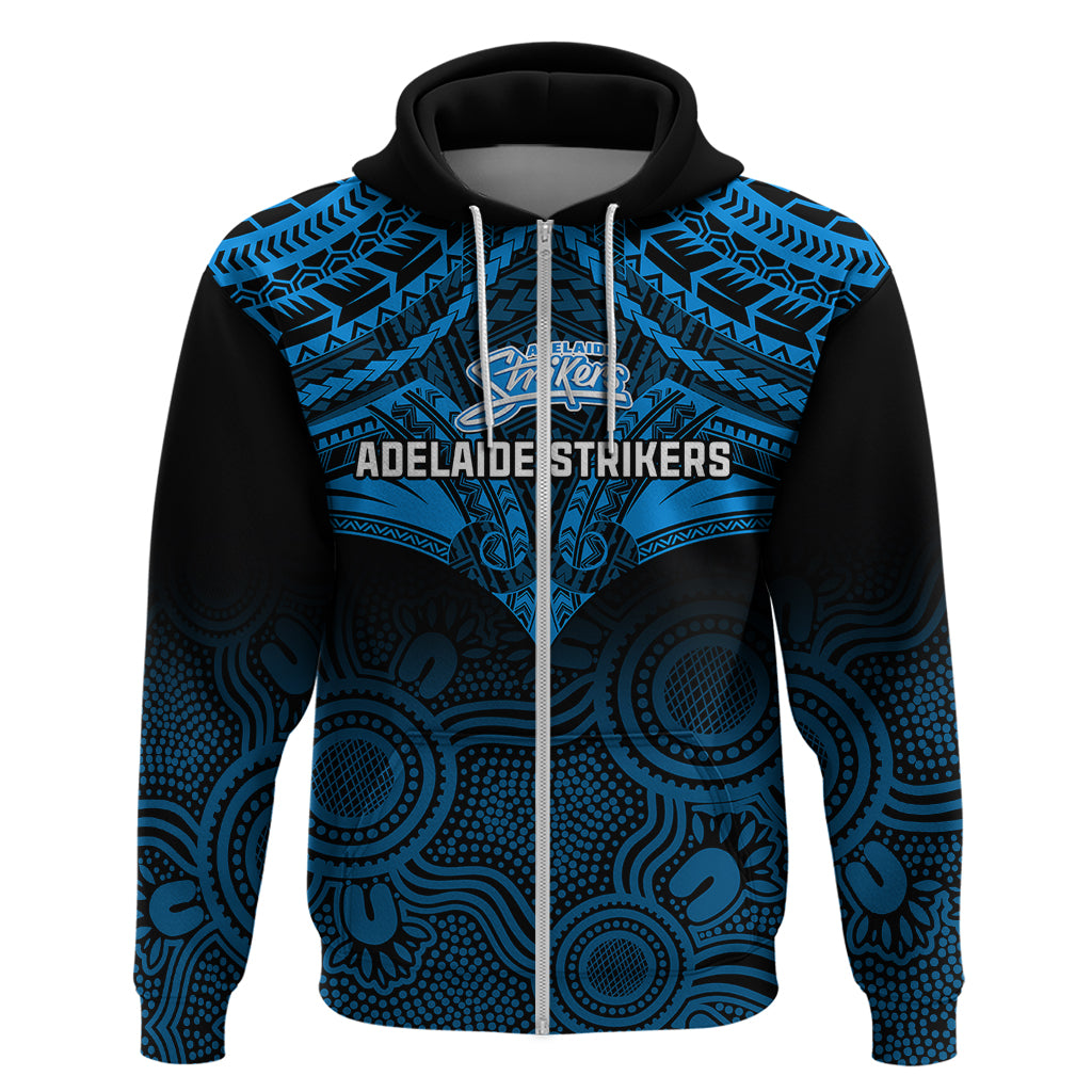 Adelaide Strikers Cricket Hoodie 2023 Unique Indigenous Art Mix Polynesian Pattern - Vibe Hoodie Shop