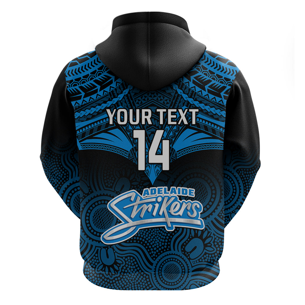Custom Adelaide Strikers Cricket Hoodie 2023 Unique Indigenous Art Mix Polynesian Pattern - Vibe Hoodie Shop