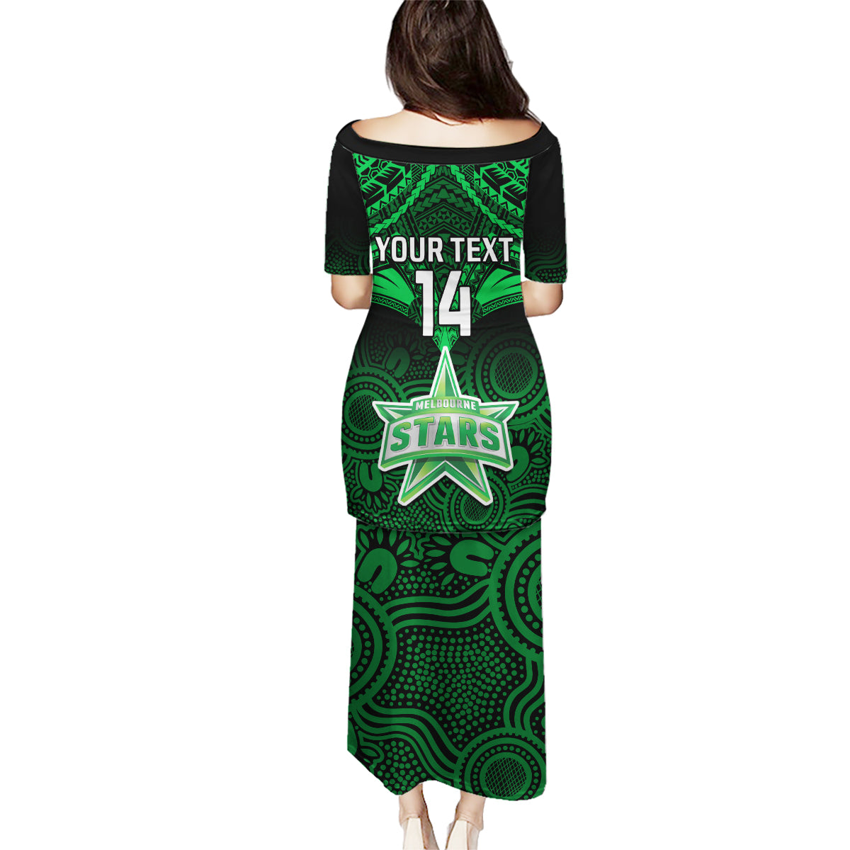 custom-melbourne-stars-cricket-family-matching-puletasi-dress-and-hawaiian-shirt-2023-unique-indigenous-art-mix-polynesian-pattern