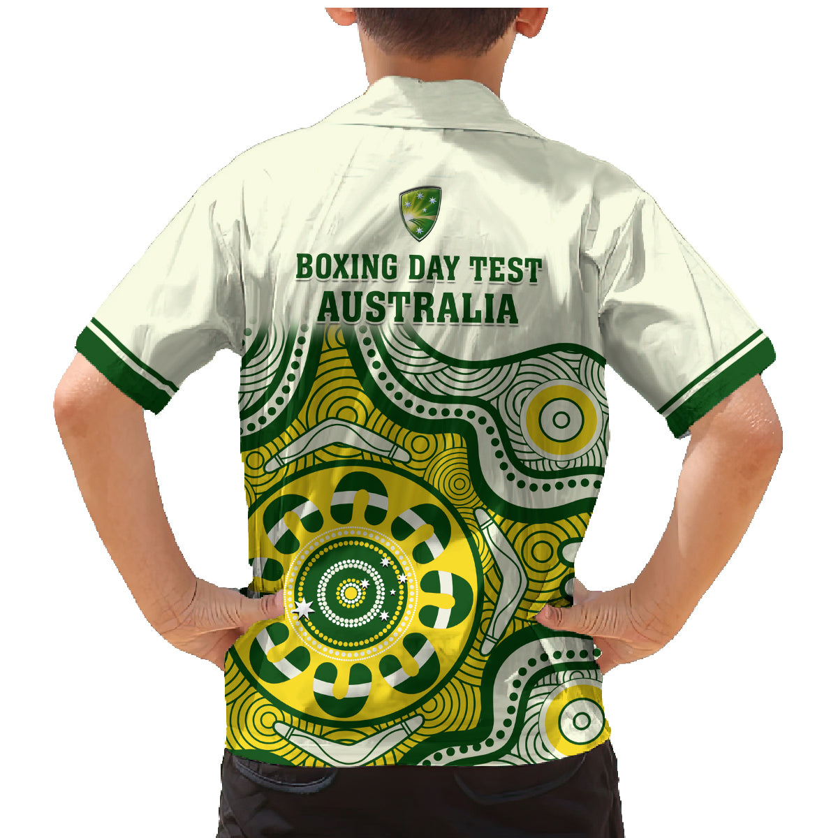 australia-cricket-family-matching-mermaid-dress-and-hawaiian-shirt-boxing-day-2023-test-indigenous-art