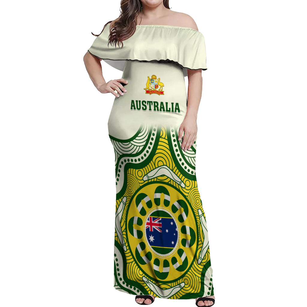 australia-cricket-off-shoulder-maxi-dress-boxing-day-2023-test-indigenous-art