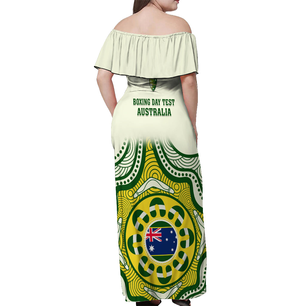 australia-cricket-off-shoulder-maxi-dress-boxing-day-2023-test-indigenous-art