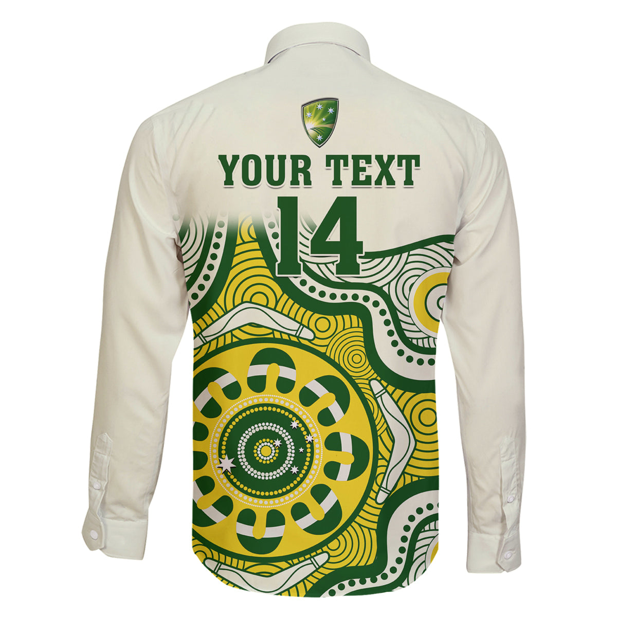 custom-australia-cricket-family-matching-long-sleeve-bodycon-dress-and-hawaiian-shirt-boxing-day-2023-test-indigenous-art