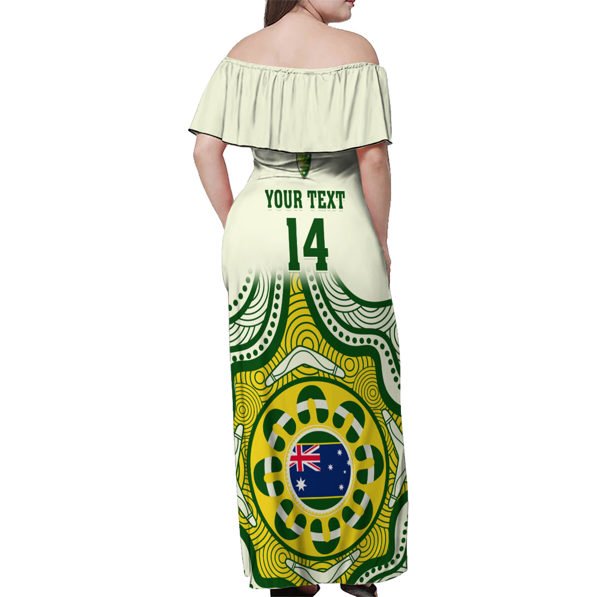 custom-australia-cricket-family-matching-off-shoulder-maxi-dress-and-hawaiian-shirt-boxing-day-2023-test-indigenous-art