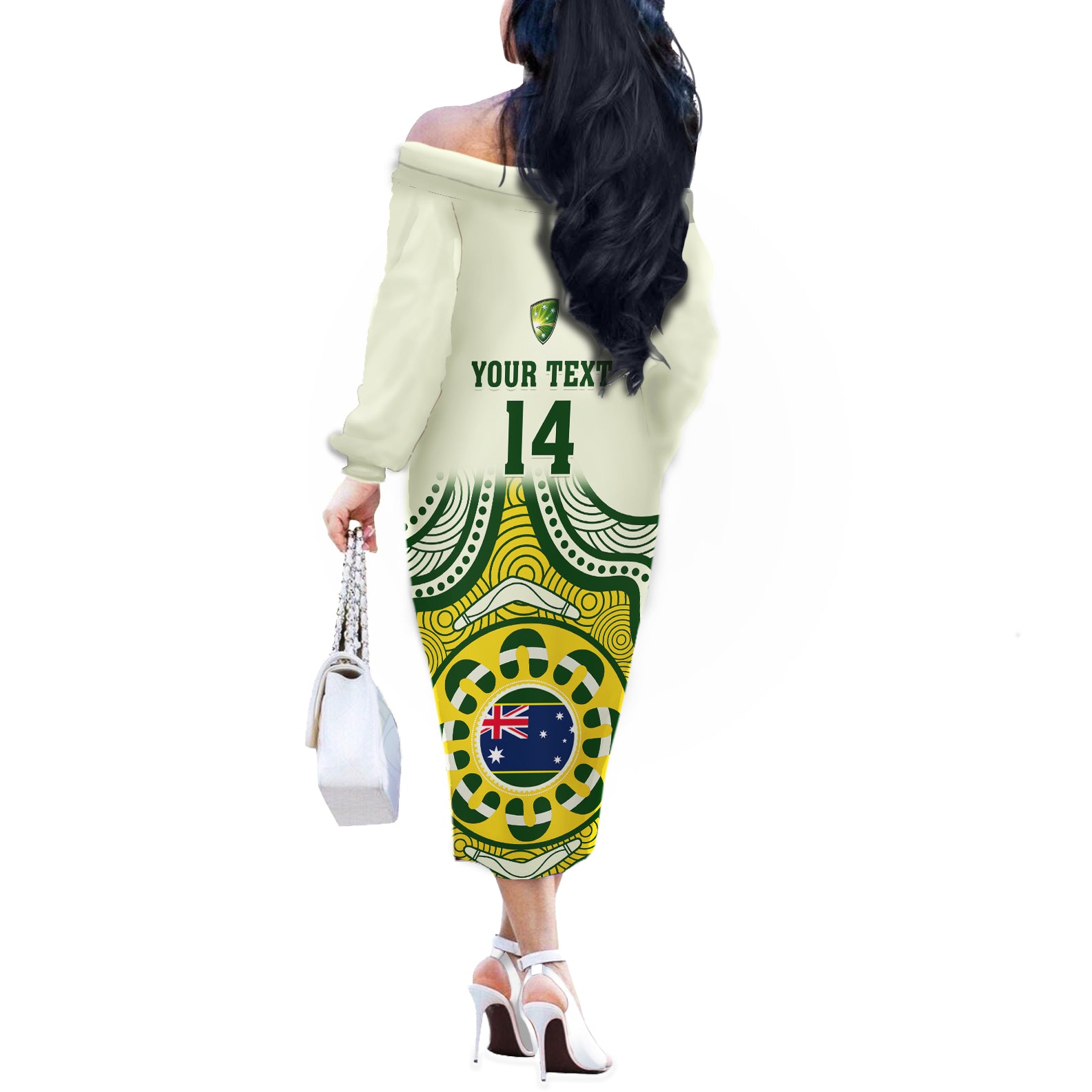 custom-australia-cricket-off-the-shoulder-long-sleeve-dress-boxing-day-2023-test-indigenous-art