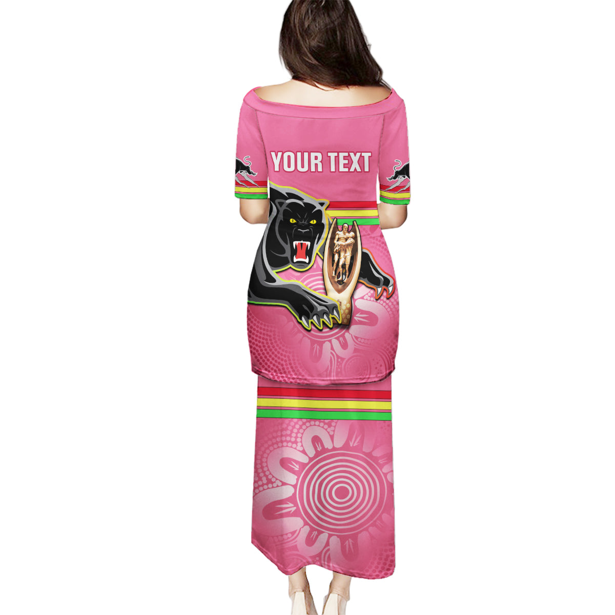 personalised-panthers-family-matching-puletasi-dress-and-hawaiian-shirt-premiers-back-to-back-2023-pink-version