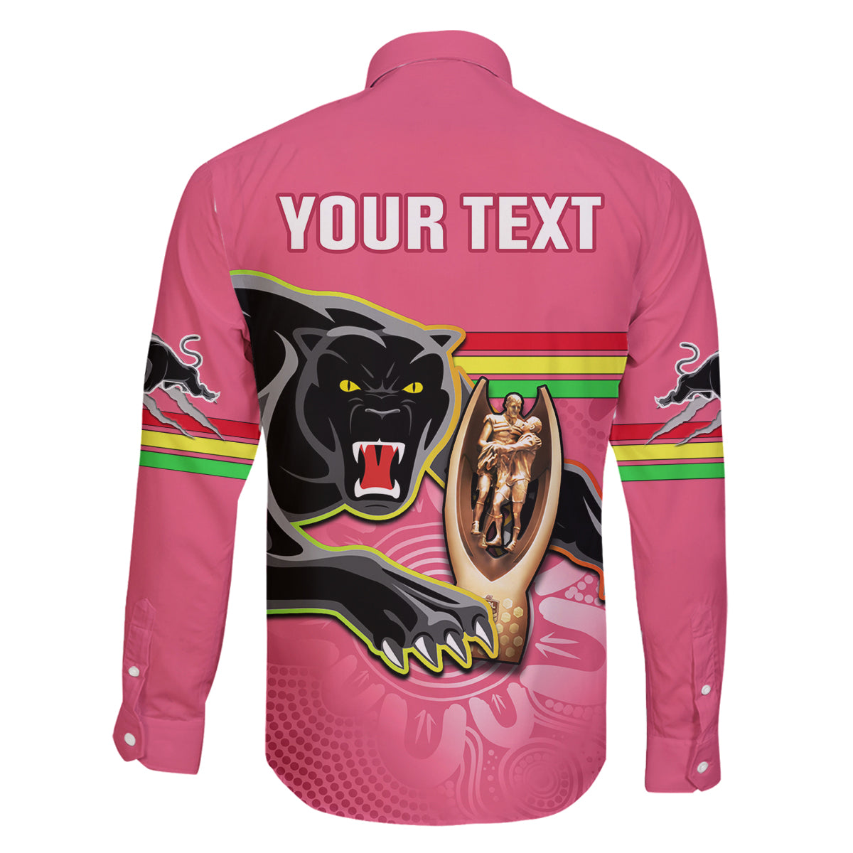personalised-panthers-family-matching-summer-maxi-dress-and-hawaiian-shirt-premiers-back-to-back-2023-pink-version