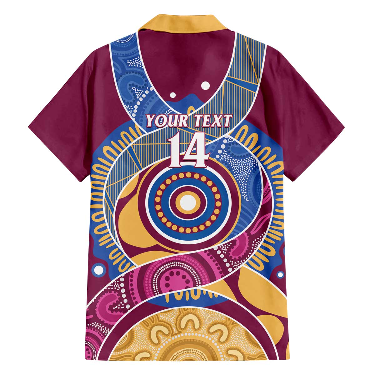 Brisbane Lions Football Custom Family Matching Off The Shoulder Long Sleeve Dress and Hawaiian Shirt Premiers Proud Aboriginal Art - Vibe Hoodie