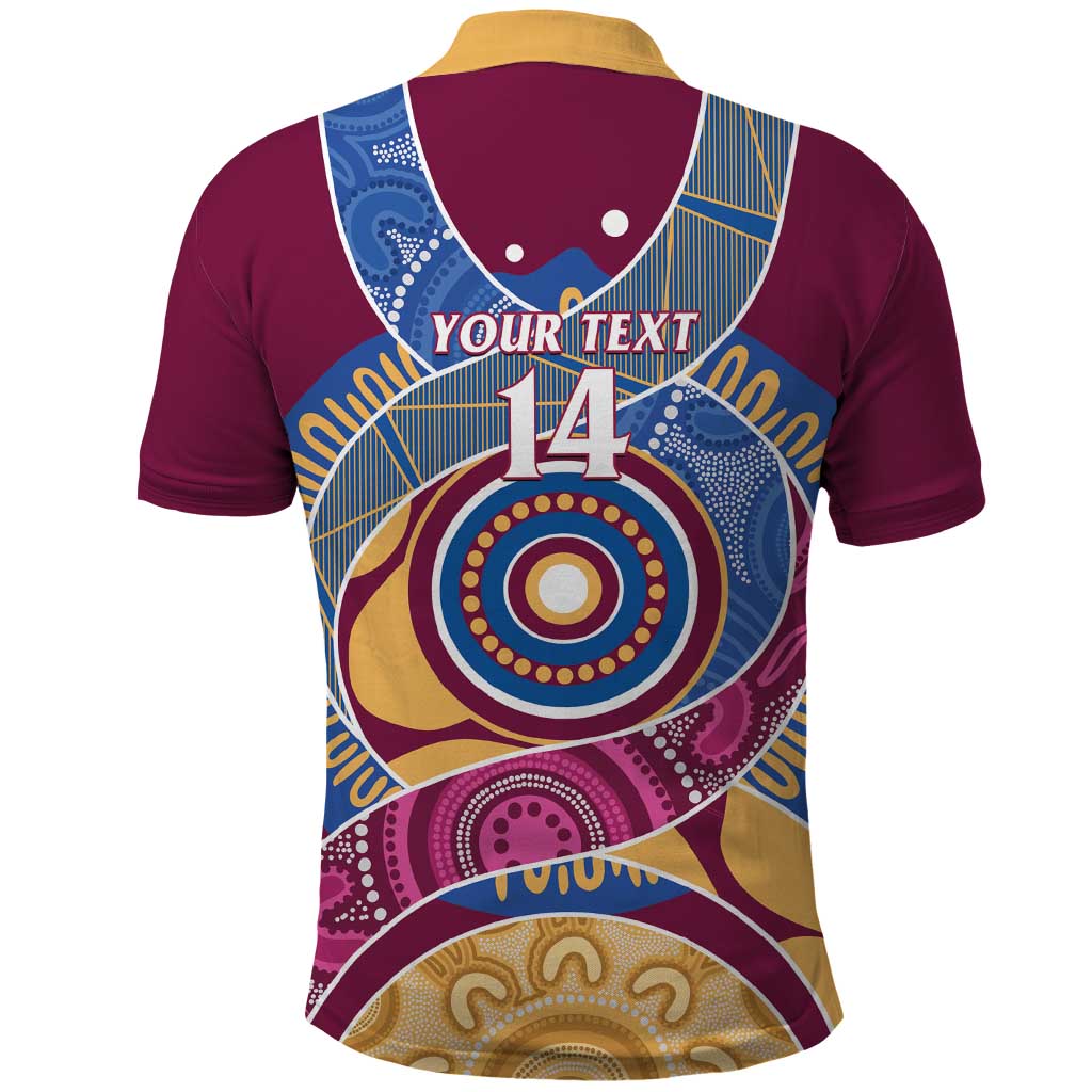 Brisbane Lions Football Custom Polo Shirt Premiers Proud Aboriginal Art - Vibe Hoodie