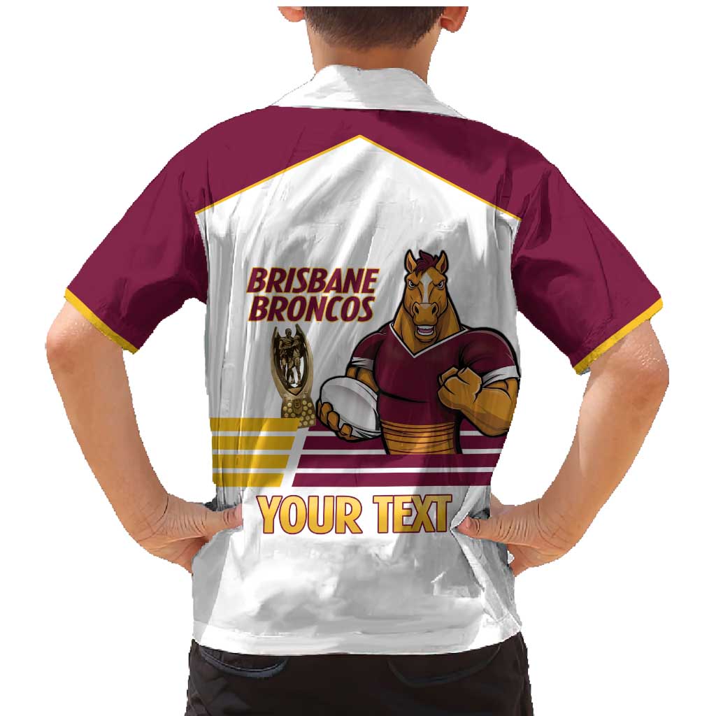 Brisbane Broncos Rugby Personalised Family Matching Mermaid Dress and Hawaiian Shirt NRL 4th Premiers Proud - Vibe Hoodie
