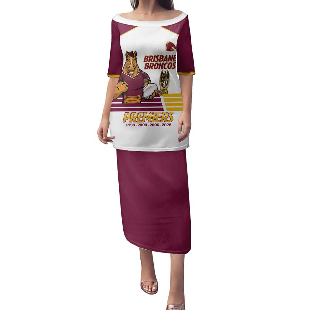 Brisbane Broncos Rugby Personalised Family Matching Puletasi and Hawaiian Shirt NRL 4th Premiers Proud - Vibe Hoodie