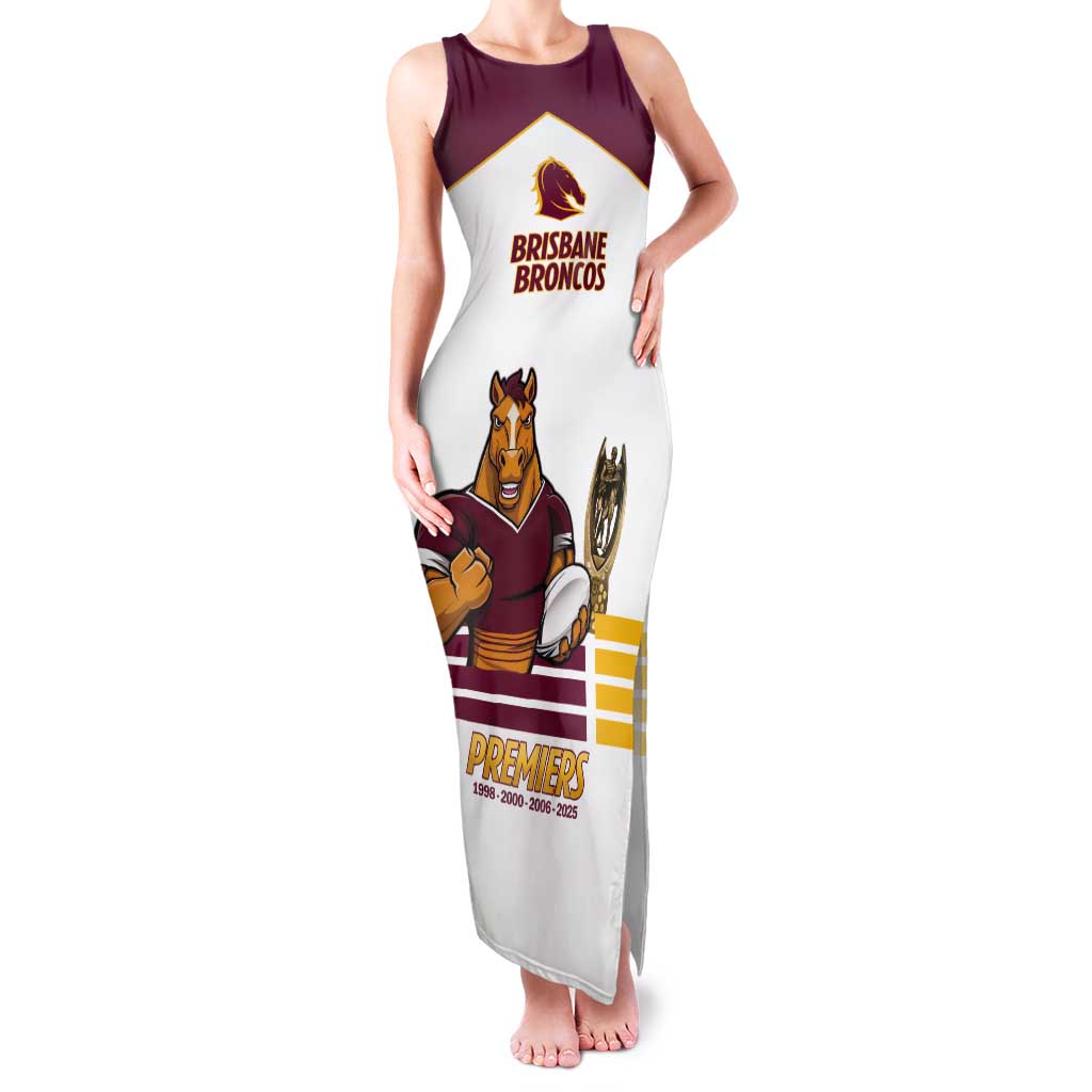 Brisbane Broncos Rugby Personalised Tank Maxi Dress NRL 4th Premiers Proud - Vibe Hoodie