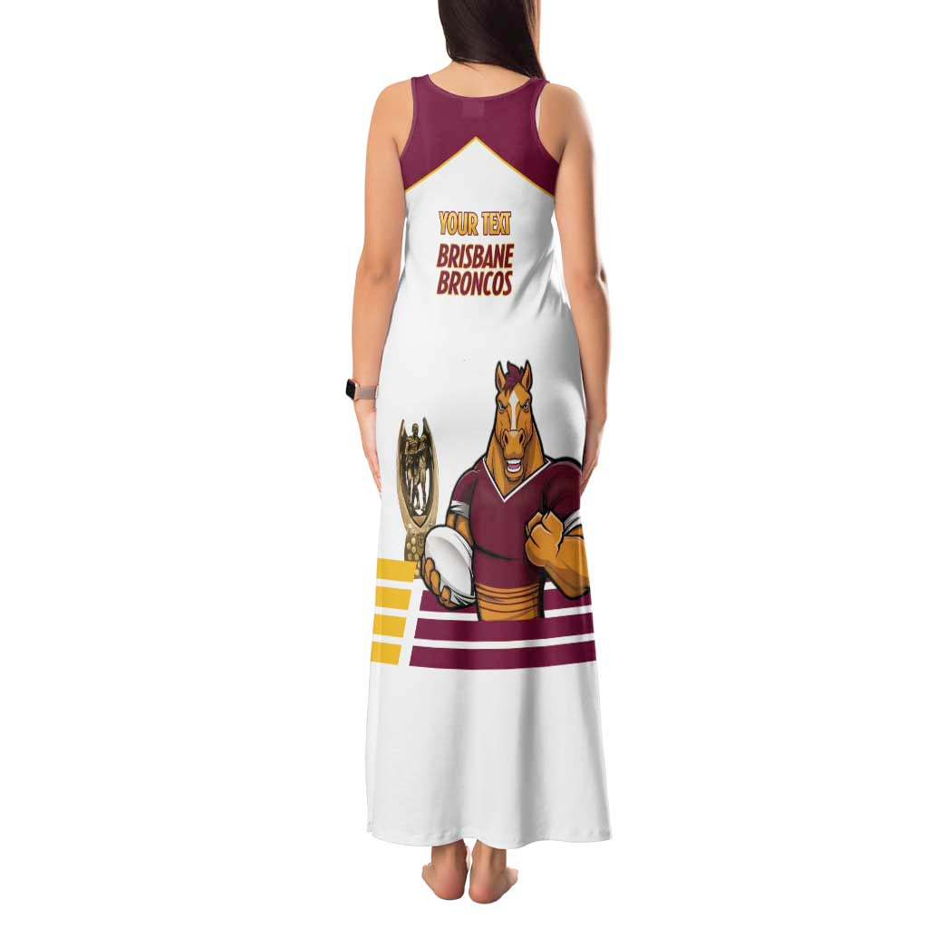 Brisbane Broncos Rugby Personalised Tank Maxi Dress NRL 4th Premiers Proud - Vibe Hoodie