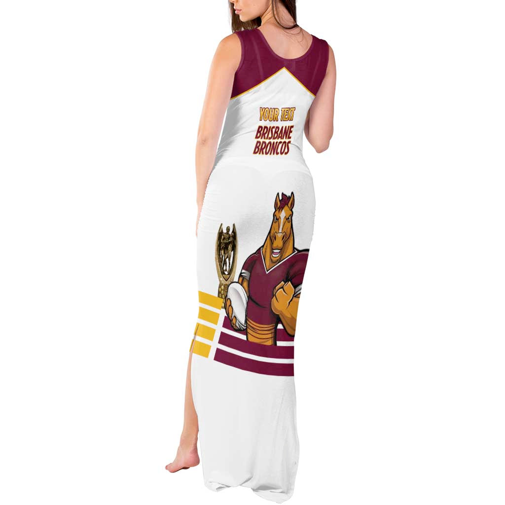 Brisbane Broncos Rugby Personalised Tank Maxi Dress NRL 4th Premiers Proud - Vibe Hoodie