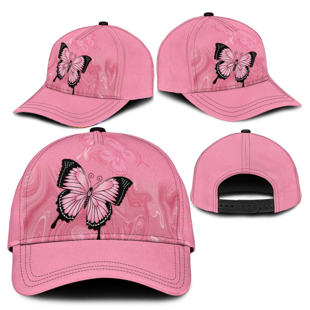 Australia Breast Cancer Awareness Classic Cap Pink Ribbon Butterfly Opal Pattern - Vibe Hoodie
