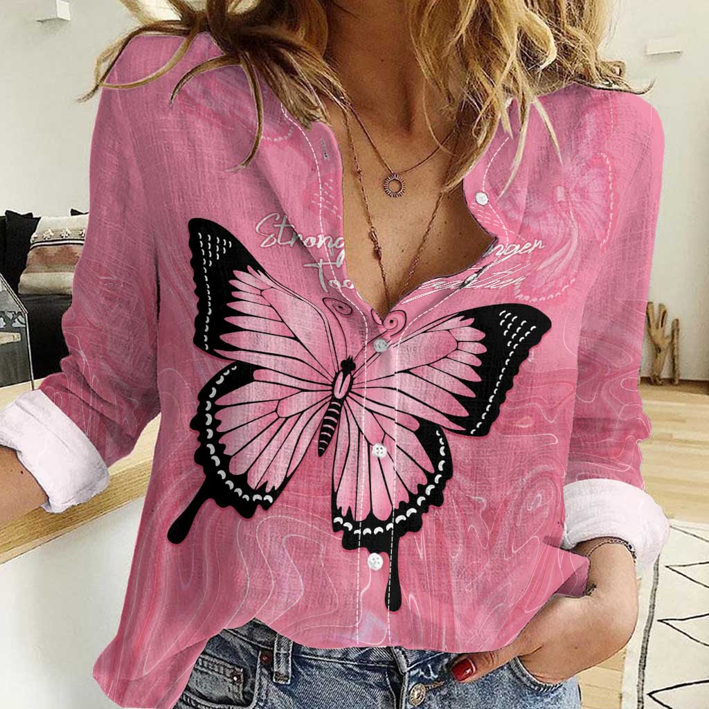 Personalised Australia Breast Cancer Awareness Women Casual Shirt Pink Ribbon Butterfly Opal Pattern - Vibe Hoodie