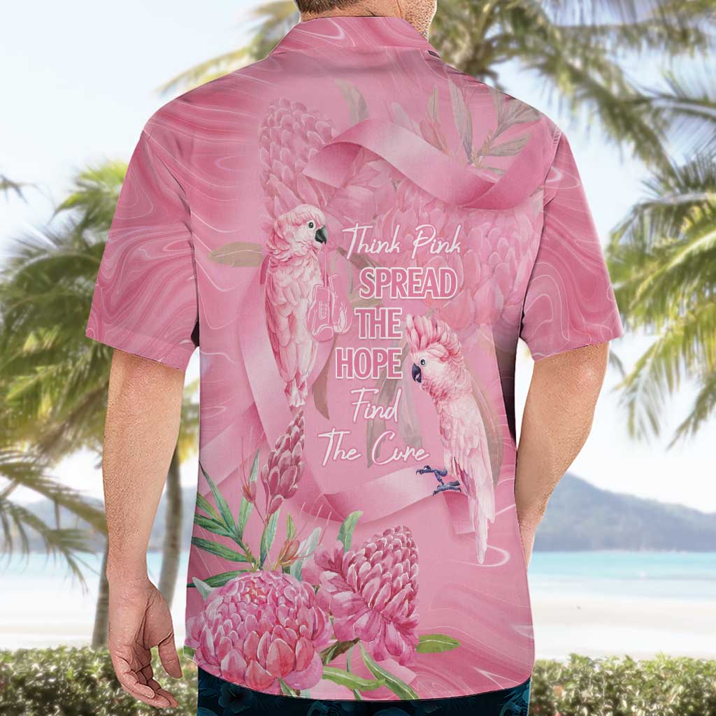 Australia Breast Cancer Awareness Hawaiian Shirt Think Pink Cockatoos Ribbon - Vibe Hoodie