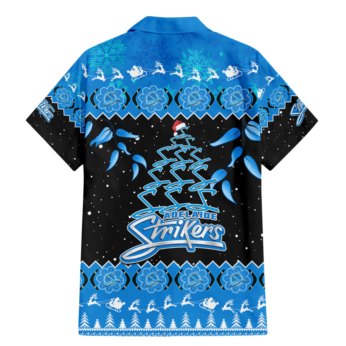 adelaide-strikers-cricket-christmas-family-matching-mermaid-dress-and-hawaiian-shirt-merry-xmas-2023-indigenous-art