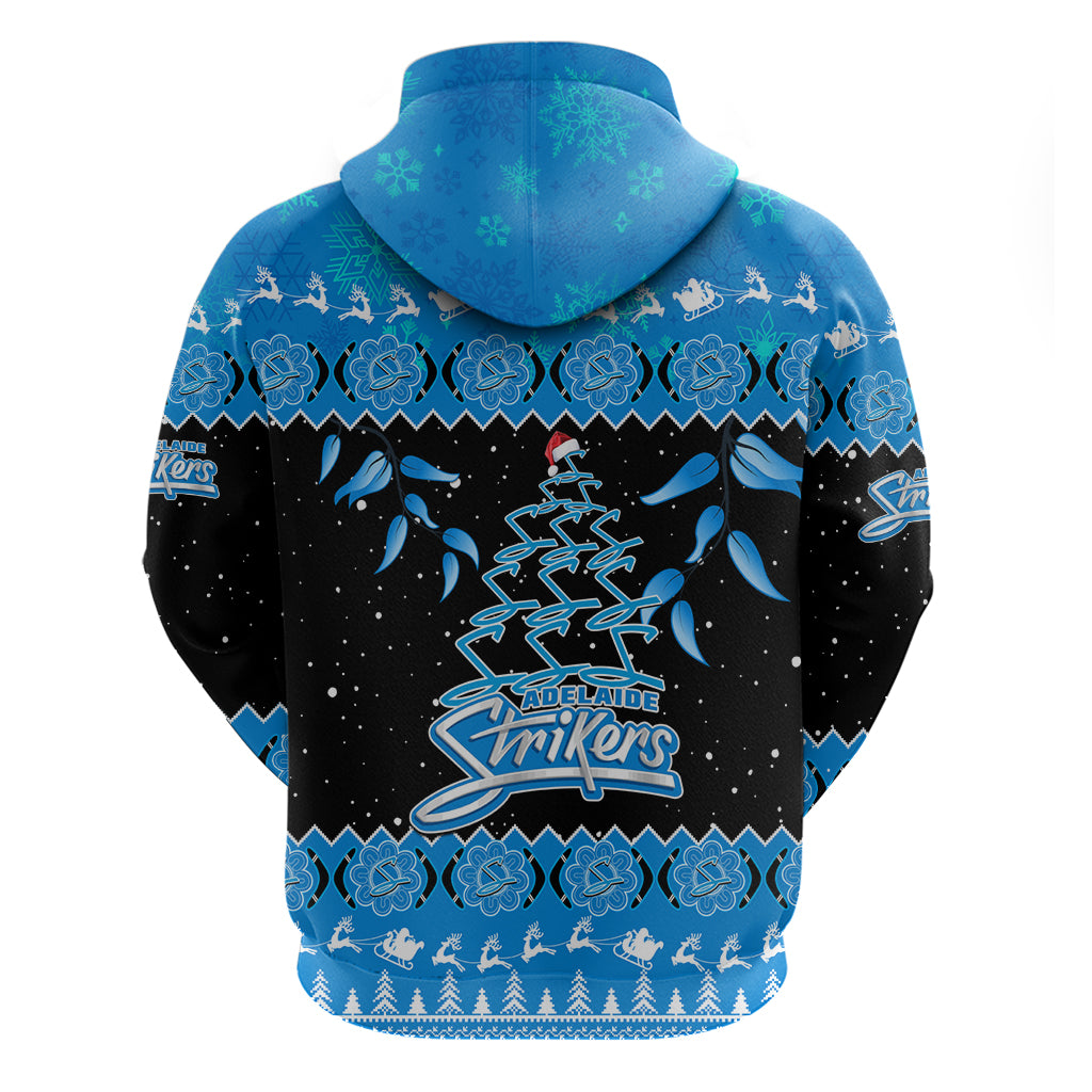 Adelaide Strikers Cricket Christmas Hoodie Merry Xmas 2023 Indigenous Art - Vibe Hoodie Shop
