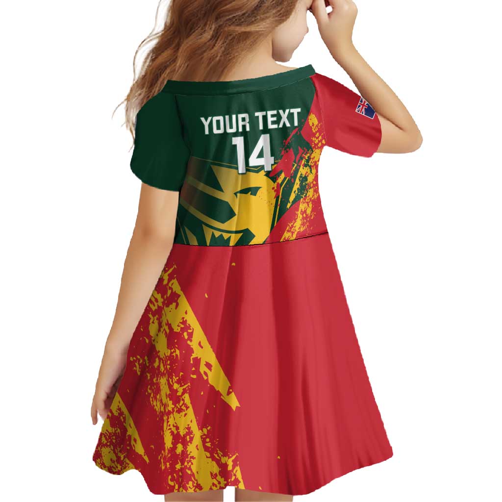 Custom Australia Tasmania Cricket Family Matching Long Sleeve Bodycon Dress and Hawaiian Shirt Go Tasmanian Tigers - Grunge Style