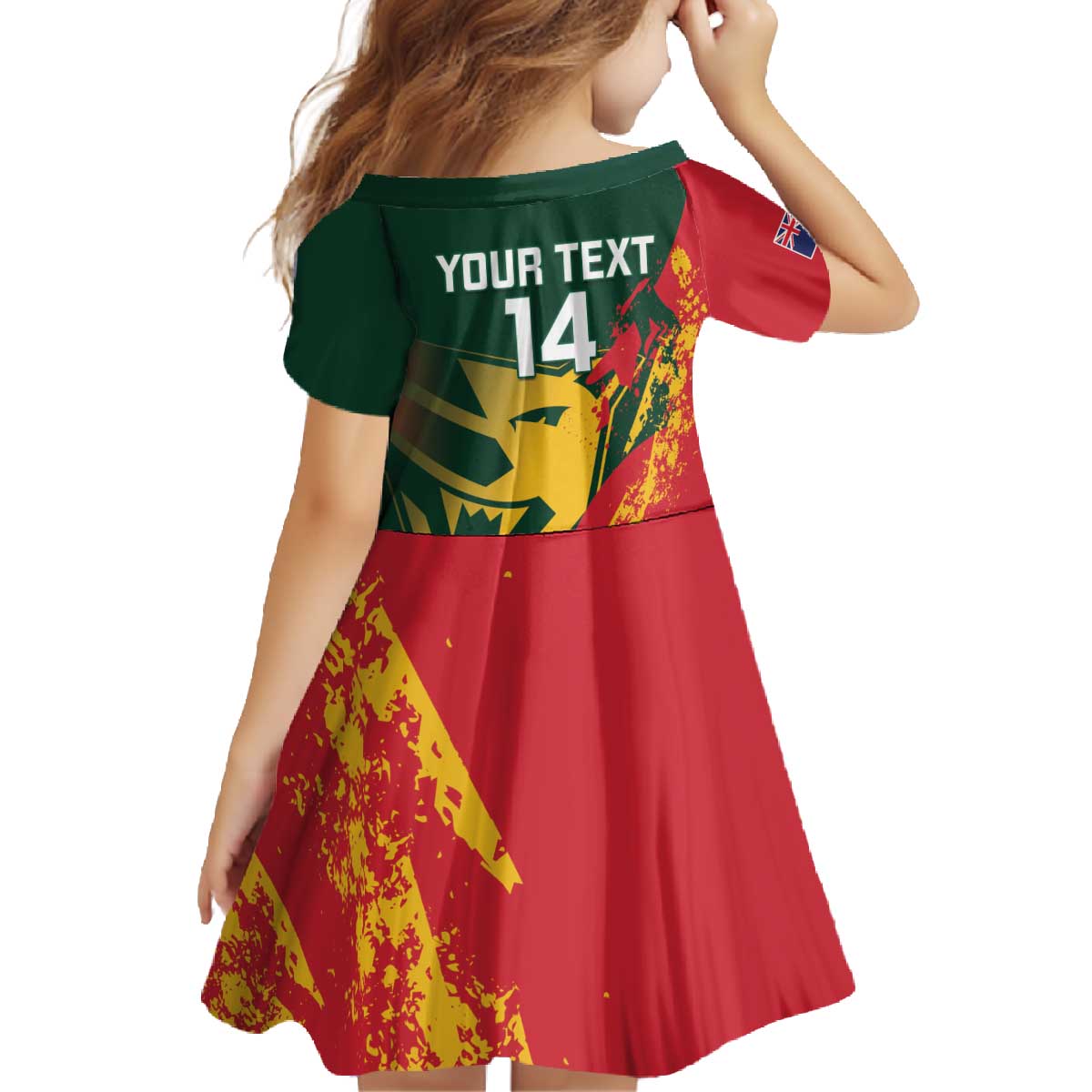 Custom Australia Tasmania Cricket Family Matching Off The Shoulder Long Sleeve Dress and Hawaiian Shirt Go Tasmanian Tigers - Grunge Style