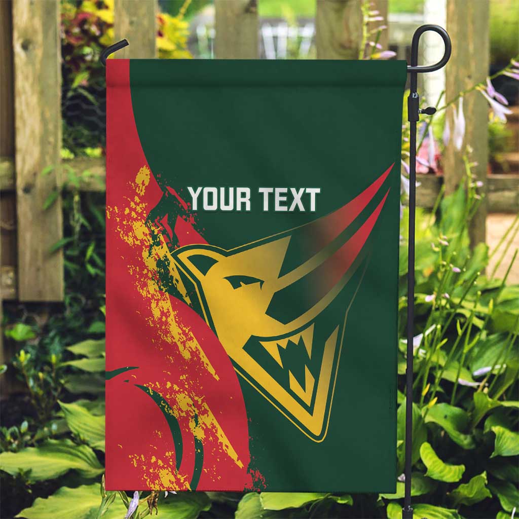 Custom Australia Tasmania Cricket Garden Flag Go Tasmanian Tigers - Grunge Style - Vibe Hoodie Shop