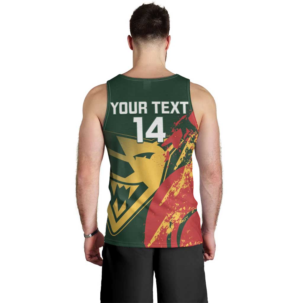 Custom Australia Tasmania Cricket Men Tank Top Go Tasmanian Tigers - Grunge Style - Vibe Hoodie Shop