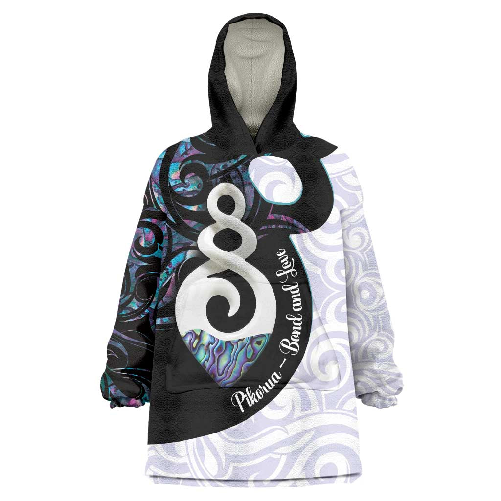 Aotearoa Pikorua Wearable Blanket Hoodie NZ Twist - Bond And Love - Vibe Hoodie Shop