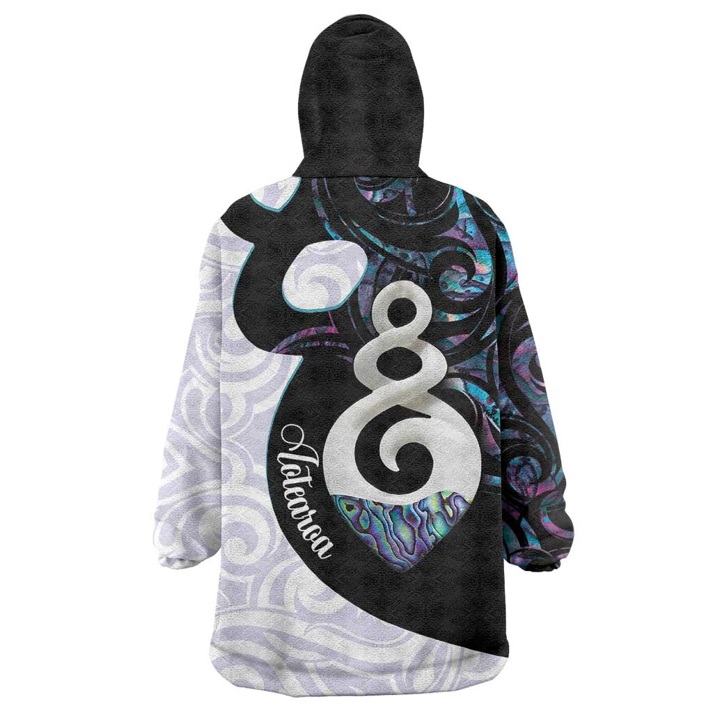 Aotearoa Pikorua Wearable Blanket Hoodie NZ Twist - Bond And Love - Vibe Hoodie Shop