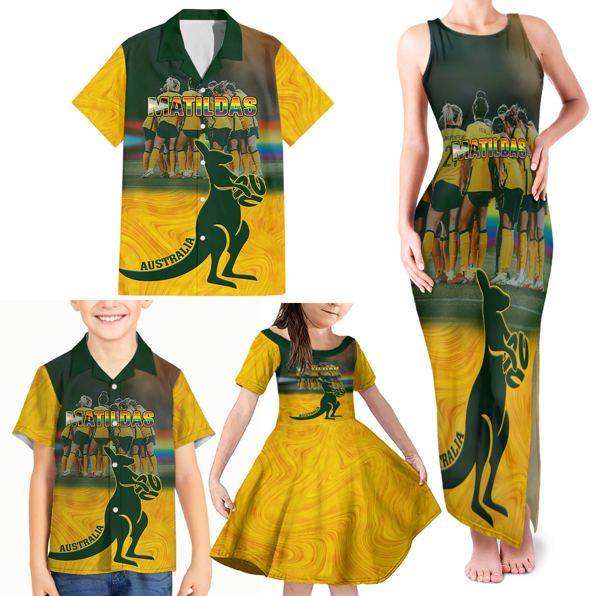 custom-matildas-pride-family-matching-tank-maxi-dress-and-hawaiian-shirt-lgbt-kangaroo-australian-proud