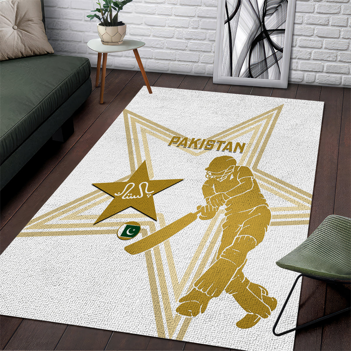 Pakistan Cricket Area Rug 2023 Go Shaheens - Vibe Hoodie Shop