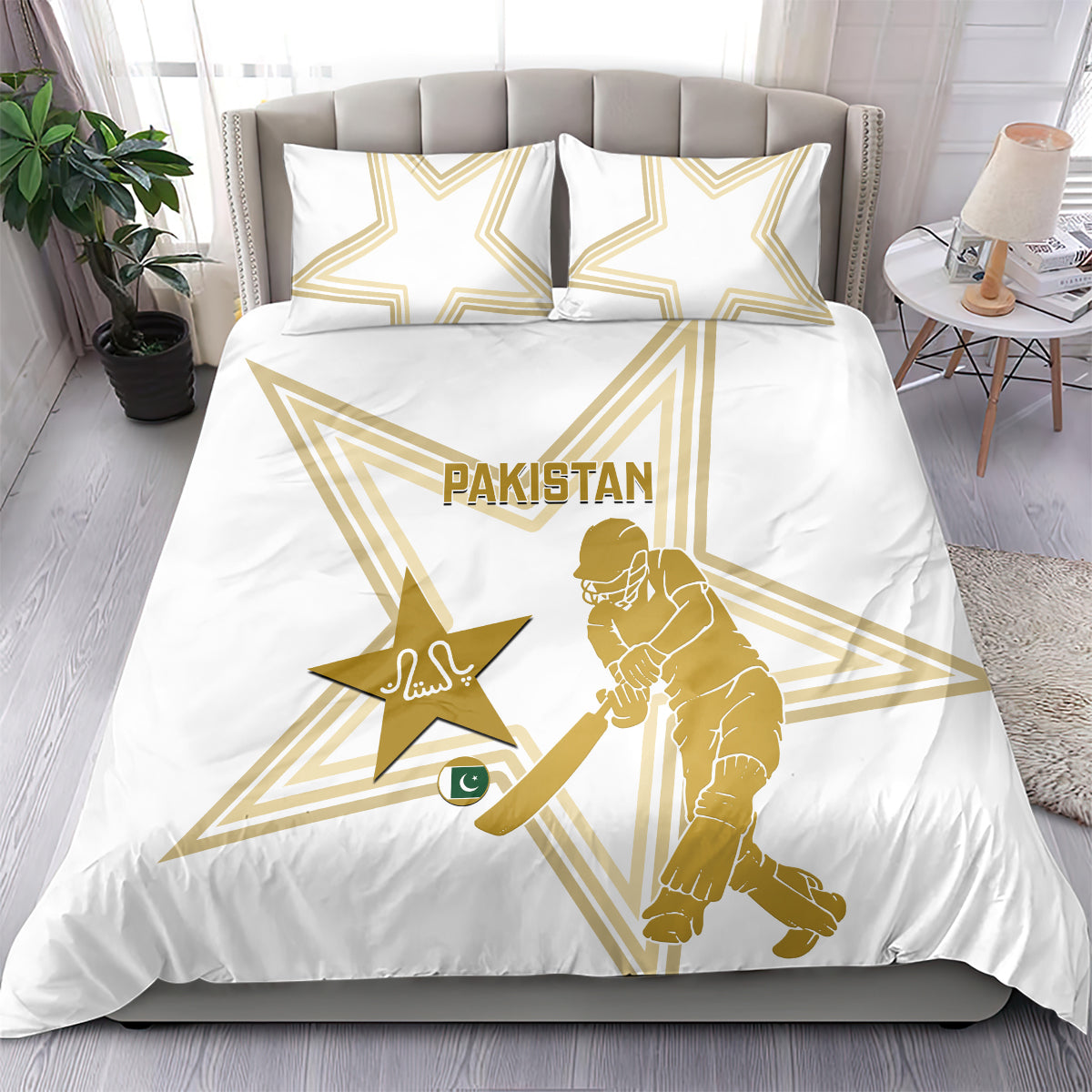 Pakistan Cricket Bedding Set 2023 Go Shaheens - Vibe Hoodie Shop